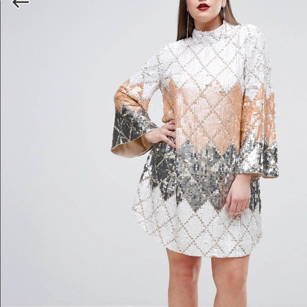 ASOS Curve sequin dress